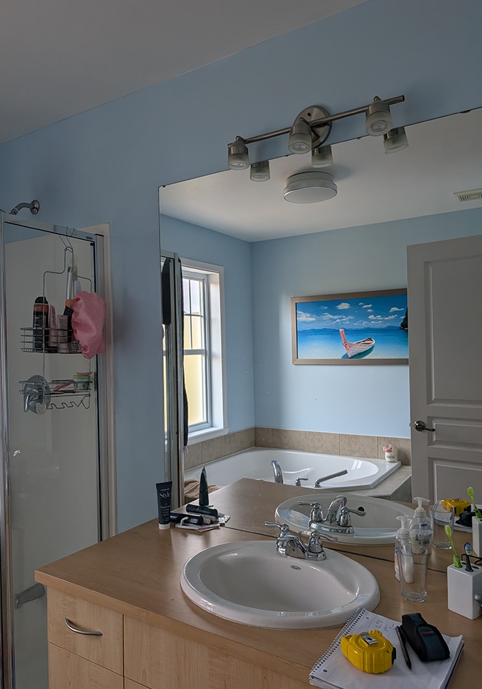 Salle de bain avant